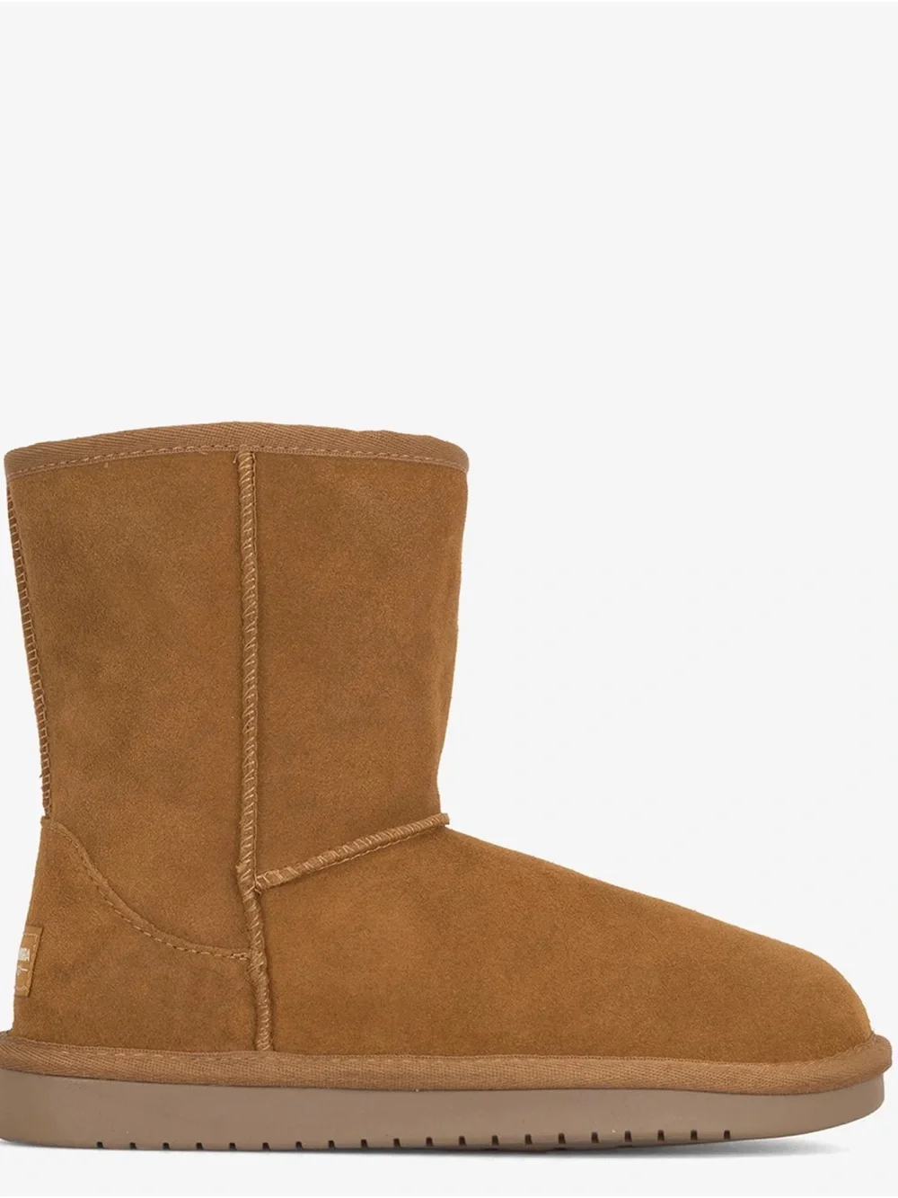 Koolaburra Short Suede Boots - Chestnut Brown